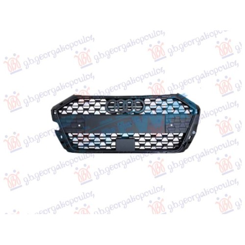 Maskë pvc/grilë (me ngjyrë të zezë) për AUDI A1 18- - OEM: AD15222B