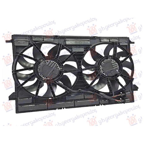 Ventilator komplet për të gjitha modelet (dopio) për AUDI A4 15-18 - OEM: 8W0121207A