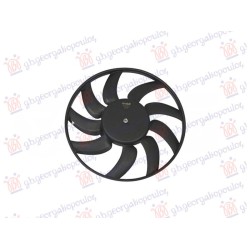 Ventilator ftohjeje benzinë-dizel (motor+ventilator) (majtas) (380MM) (2 pinë) për AUDI A6 10-14 - OEM: 8K0959455AB