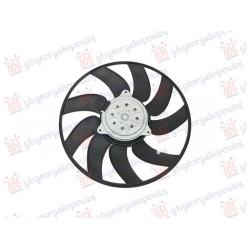 Ventilator ftohjeje benzinë-dizel (motor+ventilator) (djathtas) (340MM) (2 pinë) për AUDI A6 10-14 - OEM: 8K0959455N