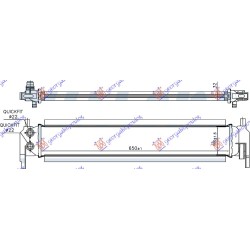 Radiator shtesë 1.2 TFSI benzinë - 1.6 TDI dizel (650x98x32) (VALEO) për AUDI A3 SPORT SEDAN/CABRIO 16-20 - OEM: 5Q0121251EL Radiator shtesë 1.2 TFSI benzinë - 1.6 TDI dizel (650x98x32) (VALEO) për AUDI A3 SPORT SEDAN/CABRIO 16-20 - OEM: 5Q0121251EL