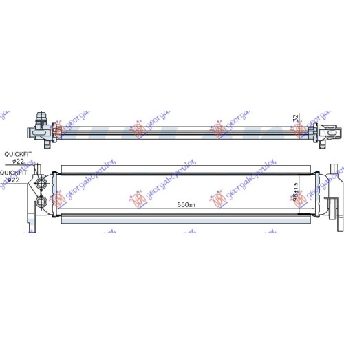 Radiator shtesë 1.2 TFSI benzinë - 1.6 TDI dizel (650x98x32) (VALEO) për AUDI A3 SPORT SEDAN/CABRIO 16-20 - OEM: 5Q0121251EL Radiator shtesë 1.2 TFSI benzinë - 1.6 TDI dizel (650x98x32) (VALEO) për AUDI A3 SPORT SEDAN/CABRIO 16-20 - OEM: 5Q0121251EL