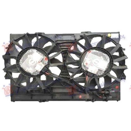 Ventilator ftohjeje dopio benzinë-dizel (600W) (600W) për AUDI A8 09-13 - OEM: 4H0121207C