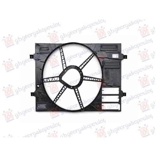 Difuzor/mbajtës për ventilator (dopio) benzinë/dizel për AUDI A1 18- - OEM: 2Q0121203M Difuzor/mbajtës për ventilator (dopio) benzinë/dizel për AUDI A1 18- - OEM: 2Q0121203M