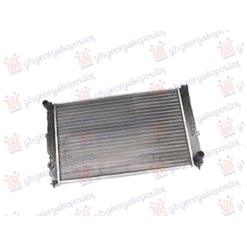 Radiator benzinë-dizel (630x397) (tub diagonal) për AUDI A4 94-00 - OEM: 8D0121251N