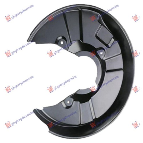 Panel mbrojtës disku i frenave të pasëm (Diametri i diskut 255MM) për AUDI A4 04-07 - OEM: 8E0615612J Panel mbrojtës disku i frenave të pasëm (Diametri i diskut 255MM) për AUDI A4 04-07 - OEM: 8E0615612J