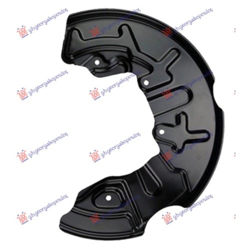 Panel mbrojtës disku i frenave të para (diametri i diskut 280/320MM) (ATE. GIRLING. TEVES) për AUDI A4 04-07 - OEM: 8E0615311A Panel mbrojtës disku i frenave të para (diametri i diskut 280/320MM) (ATE. GIRLING. TEVES) për AUDI A4 04-07 - OEM: 8E0615311A