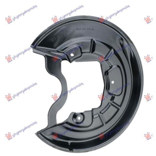Panel mbrojtës disku i frenave të pasëm (Diametri i diskut 260MM) për AUDI A3 03-08 - OEM: 1K0615611N Panel mbrojtës disku i frenave të pasëm (Diametri i diskut 260MM) për AUDI A3 03-08 - OEM: 1K0615611N