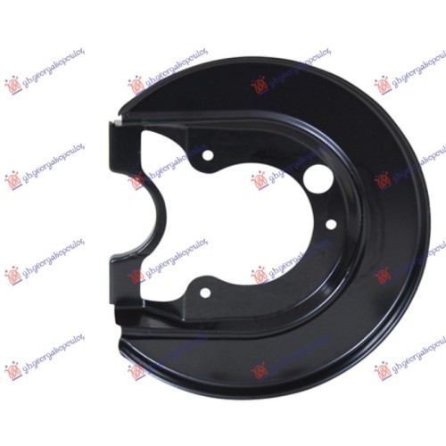 Panel mbrojtës disku i frenave të pasëm 4WD (Diametri i diskut 239MM) për AUDI A3 96-03 - OEM: 1J0615611C Panel mbrojtës disku i frenave të pasëm 4WD (Diametri i diskut 239MM) për AUDI A3 96-03 - OEM: 1J0615611C