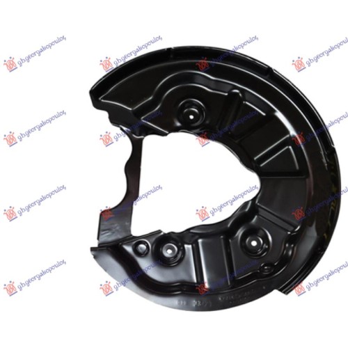 Panel mbrojtës disku i frenave të pasëm 4WD (Diametri i diskut 310MM) për AUDI A3 3D/SPORTBACK 16-20 - OEM: 5Q0615611K
