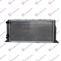 Radiator 1.6-1.8 benzinë- 1.6 dizel + A/C (600x310x40) (NRF) për AUDI 80 86-91 - OEM: 893121251