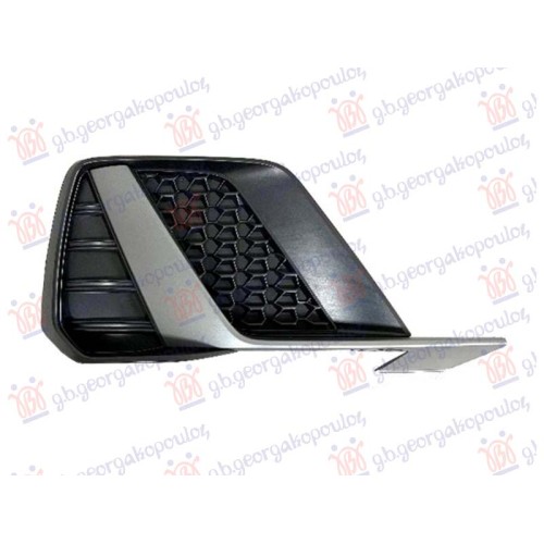 Grilë për parakolpin e përparëm (me shirit argjendi) (S-LINE) për AUDI A1 18- - OEM: 82A807680E Grilë për parakolpin e përparëm (me shirit argjendi) (S-LINE) për AUDI A1 18- - OEM: 82A807680E
