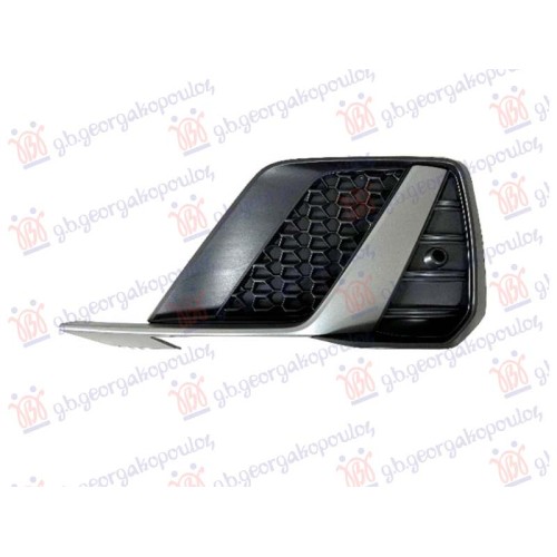 Grilë për parakolpin e përparëm (me shirit argjendi) (me PDC) (S-LINE) për AUDI A1 18- - OEM: 82A807679F Grilë për parakolpin e përparëm (me shirit argjendi) (me PDC) (S-LINE) për AUDI A1 18- - OEM: 82A807679F