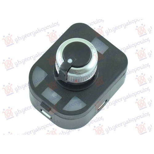 Ndërprerëse pasqyre (e zezë / krom) (4pin) për AUDI A3 3D/SPORTBACK 12-16 - OEM: 8V0959565D Ndërprerëse pasqyre (e zezë / krom) (4pin) për AUDI A3 3D/SPORTBACK 12-16 - OEM: 8V0959565D