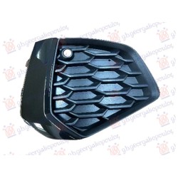 Grilë për parakolpin e përparëm (e zezë me shirit të zi) (me 1 PDC) (S-LINE) për AUDI A3 20- - OEM: 8Y0807672BT94 Grilë për parakolpin e përparëm (e zezë me shirit të zi) (me 1 PDC) (S-LINE) për AUDI A3 20- - OEM: 8Y0807672BT94