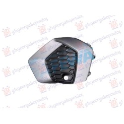 Grilë për parakolpin e përparëm (e zezë me shirit hiri) (me 1 PDC) për AUDI A3 20- - OEM: 8Y08076721RR Grilë për parakolpin e përparëm (e zezë me shirit hiri) (me 1 PDC) për AUDI A3 20- - OEM: 8Y08076721RR