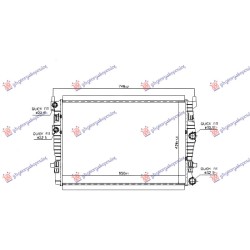 Radiator 1.0 TFSI benzinë - 2.0 TDI DIESEL manual/automatik (650x438) (VALEO) për AUDI A3 20- - OEM: 5WA121251 Radiator 1.0 TFSI benzinë - 2.0 TDI DIESEL manual/automatik (650x438) (VALEO) për AUDI A3 20- - OEM: 5WA121251