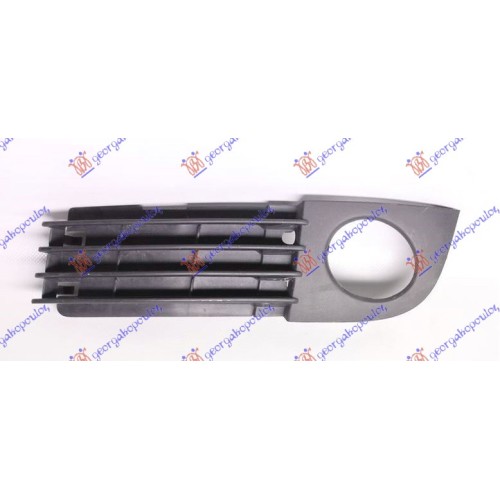Grilë në parakolpin e përparmë 2002- (e mbyllur) për AUDI A6 97-04 - OEM: 4B0807681AA