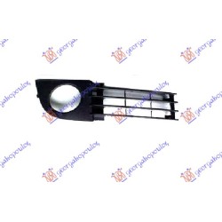 Grilë në parakolpin e përparmë 2002- (e hapur) për AUDI A6 97-04 - OEM: 4B0807682T