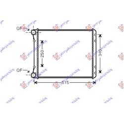 Radiator për motor 1.2-1.4-1.6 16V FSI + TDI (46.8x39.5) për AUDI A2 00-05 - OEM: 8Z0121251D Radiator për motor 1.2-1.4-1.6 16V FSI + TDI (46.8x39.5) për AUDI A2 00-05 - OEM: 8Z0121251D