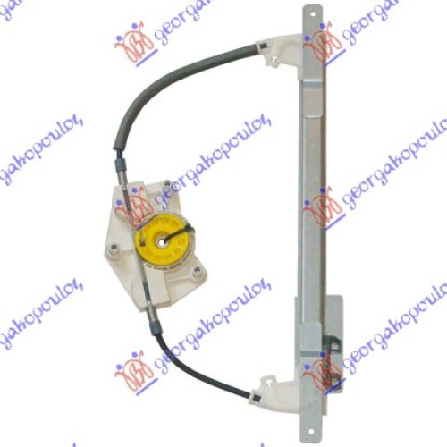 Ngritës/rregullator për dritaren e pasme elektrik (pa motor) (А cilësi) për AUDI A2 00-05 - OEM: 8Z0839462B