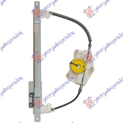 Ngritës/rregullator për dritaren e pasme elektrik (pa motor) (А cilësi) për AUDI A2 00-05 - OEM: 8Z0839461B