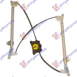 Ngritës/rregullator për dritaren e përparme elektrik (pa motor) (А cilësi) për AUDI Q5 08-12 - OEM: 8R0837462B