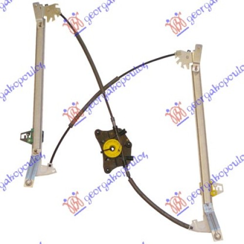 Ngritës/rregullator për dritaren e përparme elektrik (pa motor) (А cilësi) për AUDI Q5 08-12 - OEM: 8R0837462B