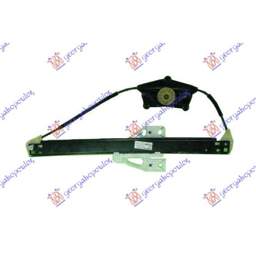 Ngritës/rregullator për dritaren e pasme elektrik (pa motor) për AUDI Q5 08-12 - OEM: 8R0839462D
