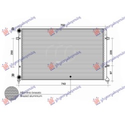 Radiator për motor 1.4-1.6-2.0FSI/SDI (marsh manual/automatik)matic (me kondicioner) (650x415) (fletë metali) për AUDI A3 08-12 - OEM: 1K0121251BQ Radiator për motor 1.4-1.6-2.0FSI/SDI (marsh manual/automatik)matic (me kondicioner) (650x415) (fletë metali) për AUDI A3 08-12 - OEM: 1K0121251BQ