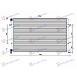 Radiator për motor 1.4-1.6-2.0FSI/SDI (marsh manual/automatik) (me kondicioner) (650x415) (fletë metali) (KOYO) për AUDI A3 08-12 - OEM: 1K0121251BQ Radiator për motor 1.4-1.6-2.0FSI/SDI (marsh manual/automatik) (me kondicioner) (650x415) (fletë metali) (KOYO) për AUDI A3 08-12 - OEM: 1K0121251BQ