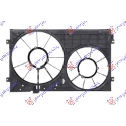 Ventilator për radiatorpër motor (dopio) benzinë/dizel për AUDI A1 10-14 - OEM: 1K0121207BB