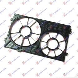 Difuzor/mbajtës për ventilator (dopio) benzinë/dizel për AUDI A3 03-08 - OEM: 1K0121205AD