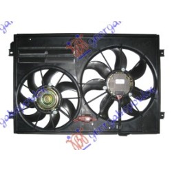 Ventilator komplet (dopio) benzinë/dizel për AUDI A1 10-14 - OEM: 1K0121207AD Ventilator komplet (dopio) benzinë/dizel për AUDI A1 10-14 - OEM: 1K0121207AD