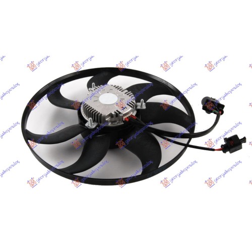 Ventilator (Motor + helikë) benzinë/dizel 36cm300w për AUDI A1 10-14 - OEM: 1K0959455DL