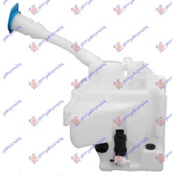 Rezervuari i lëngut të larësit të xhamave (me hapje për motor spërkatëse të ferëve) për AUDI A1 10-14 - OEM: 6R0955453G Rezervuari i lëngut të larësit të xhamave (me hapje për motor spërkatëse të ferëve) për AUDI A1 10-14 - OEM: 6R0955453G