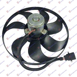 Ventilator për radiatorpër motor (Motor + helikë) (345mm) (250/60w) (3 pinë) (7 karcë) për AUDI A3 96-03 - OEM: 1J0959455D Ventilator për radiatorpër motor (Motor + helikë) (345mm) (250/60w) (3 pinë) (7 karcë) për AUDI A3 96-03 - OEM: 1J0959455D