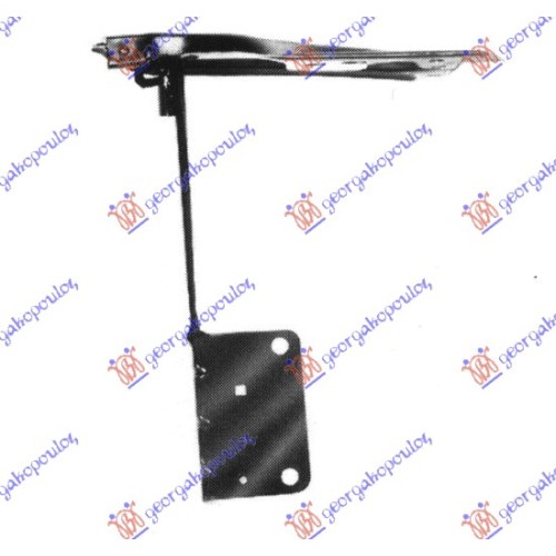Mbajtës Fenerëi i metalit për AUDI 80 86-91 - OEM: 893805855A Mbajtës Fenerëi i metalit për AUDI 80 86-91 - OEM: 893805855A