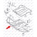 Mbrojtje/kapak nën motor për AUDI 80 86-91 - OEM: 893863821