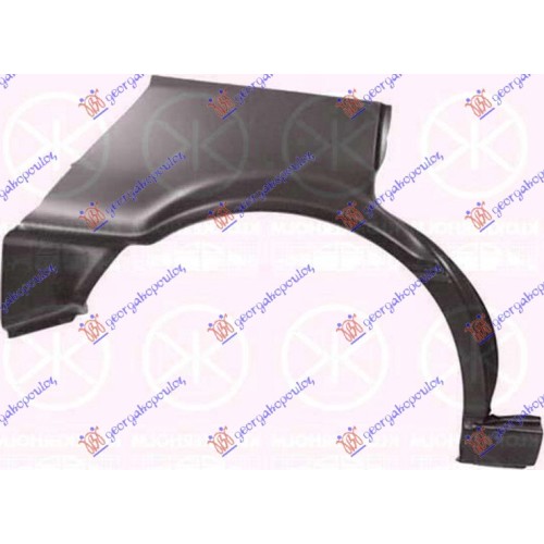 Gjysmë hark i pasëm/shirit 4 dyer për AUDI 80 86-91