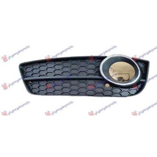 Grilë në parakolpin e përparmë (me hapje për drita të mjegullës) (s-line/s5) për AUDI A5 07-11 - OEM: 8T0807682 Grilë në parakolpin e përparmë (me hapje për drita të mjegullës) (s-line/s5) për AUDI A5 07-11 - OEM: 8T0807682