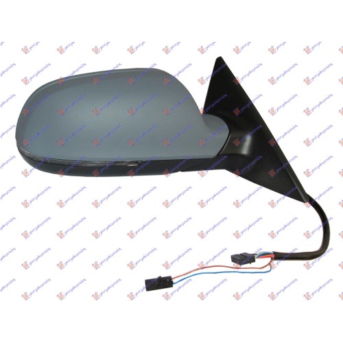 Pasqyrë elektrike me ngrohje (elektrik-me palosje) (gati për ngjyrosje) + (memorie) 10- kupe (xham asferik) për AUDI A5 07-11 - OEM: 8T1857410AJ3FZ