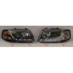 Fenerë set tipi a5 me ngjyrë të zezë për AUDI A3 96-03