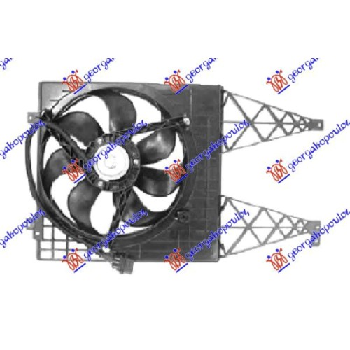 Ventilator komplet (një) 1.6-1.8 benzinë/dizel për AUDI A3 96-03 - OEM: 1J0121207L Ventilator komplet (një) 1.6-1.8 benzinë/dizel për AUDI A3 96-03 - OEM: 1J0121207L