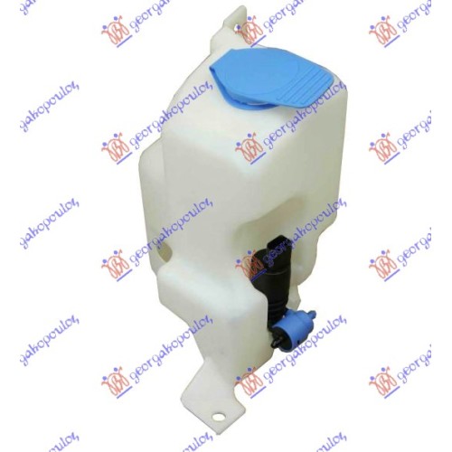 Rezervuari i lëngut të larësit të xhamave (3L) me sensorë motori për AUDI A3 96-03 - OEM: 1J0955453P Rezervuari i lëngut të larësit të xhamave (3L) me sensorë motori për AUDI A3 96-03 - OEM: 1J0955453P
