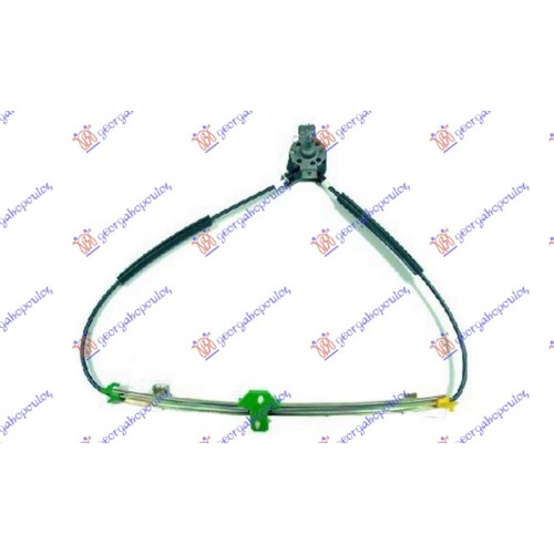 Ngritës/rregullator për dritaren e përparme mekanik për AUDI 100 82-90 - OEM: 191837401 Ngritës/rregullator për dritaren e përparme mekanik për AUDI 100 82-90 - OEM: 191837401
