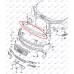 Shinë/bazë në parakolpin e përparmë (alumin) për AUDI A3 03-08 - OEM: 8P0807133B