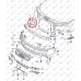 Shtërngues/mbajtës në parakolpin e përparmë (metal) për AUDI A3 03-08 - OEM: 8P0807134