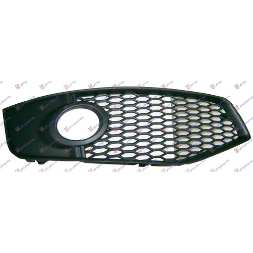 Grilë në parakolpin e përparmë (me hapje për drita të mjegullës) s3 për AUDI A3 03-08 - OEM: 8P0807682C