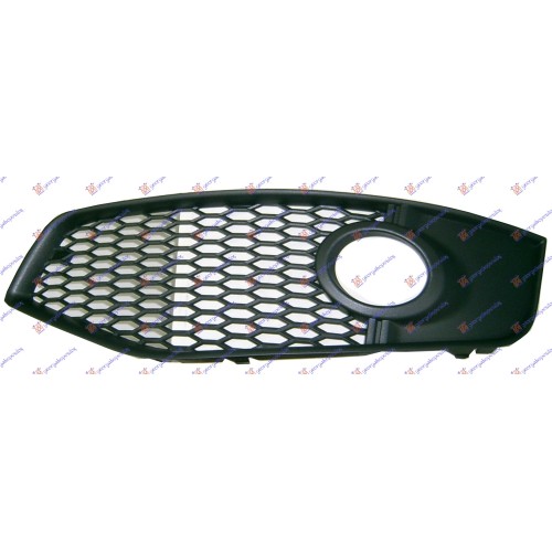 Grilë në parakolpin e përparmë (me hapje për drita të mjegullës) s3 për AUDI A3 03-08 - OEM: 8P0807682D